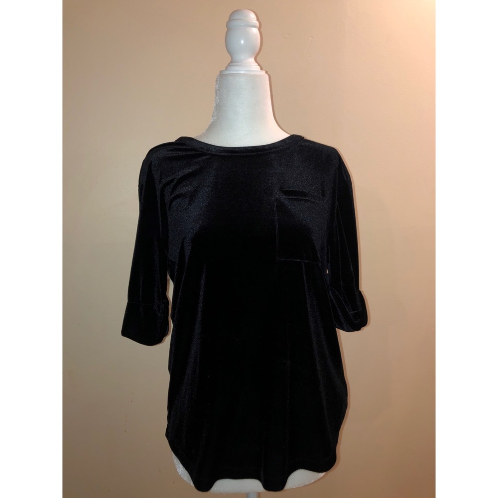 •Ralph Lauren Velvet Shirt Sleeve Shirt